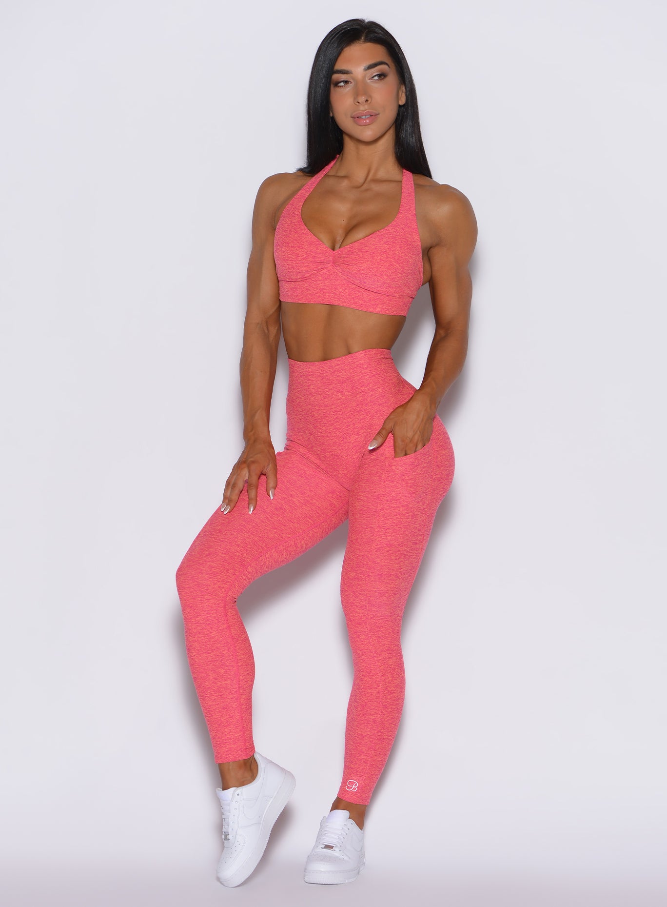V Back Leggings - Image 2